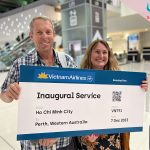 Hãng Vietnam Airlines cất cánh hơn 300 hành khách bay đi Perth