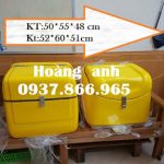 Thùng chở hàng sau xe máy, thùng giao hàng ăn nhanh, thùng chở hàng nhụa composite