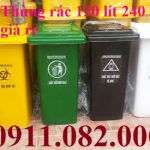 Nơi bán thùng rác giá rẻ ưu đãi khuyến mãi- thùng rác 120 lít 240 lít 660 lít- lh 0911082000