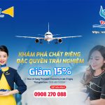 Ưu đãi đặc biệt từ Vietravel Airlines: Giảm 15% khi mua vé hạng Premium Economy