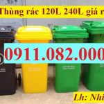 Ở hậu giang- chuyên bán thùng rác giá rẻ? thùng rác 120 lít 240 lít 660 lít giá sỉ- lh 0911.082.000