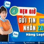 Phần mềm hẹn giờ gửi tin nhắn Zalo tự động hàng loạt