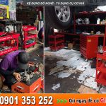 Kệ đựng đồ nghề sửa xe, dụng cụ cơ khí ưa chuộng