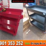 Kệ đựng đồ nghề 3 ngăn, xe đẩy dụng cụ 3 tầng – 0901.353.252