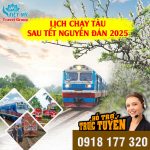 Lịch chạy tàu hỏa sau tết Nguyên Đán 2025 (Từ ngày 17/02 đến ngày 04/5/2025)