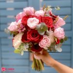 Gợi ý mẫu Bó Hoa cưới cầm tay Hoa hồng đẹp
