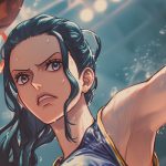 Ảnh 3D Nico Robin chơi bóng rổ rất trẻ trung, năng động và xinh đẹp