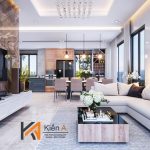 Hoàn thiện nội thất biệt thự 2 tầng tại Bình Chánh