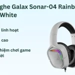 Đánh giá chi tiết Tai nghe Galax Sonar-04 Rainbow RGB White HGS045CSRGBW0