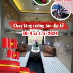 Tăng cường các chuyến tàu vào dịp lễ 30/04 và 1/5