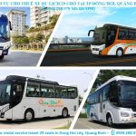 Nơi thuê xe du lịch 29 chỗ ĐÁNG TIN tại Quảng Bình