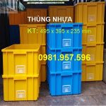 Thùng nhựa đặc, Hộp nhựa đặc đựng linh kiện điện tử trong các nhà máy