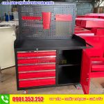 Tủ đựng đồ nghề 5 ngăn kèm hộc đôi bảng treo