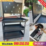 Tủ đồ nghề giá rẻ 3 ngăn 3 tầng kèm bảng treo – FREESHIP