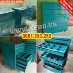 Tủ đồ nghề ngăn kéo bên trong chia khay
