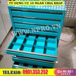 Tủ đựng dụng cụ cơ khí 10 ngăn chia khay