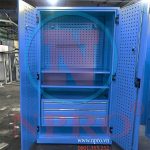 Tủ dụng cụ 2 cánh 3 ngăn 2 khay KT: 1000Wx550Dx1800Hmm