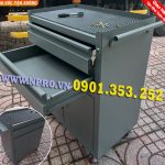 Tủ đồ nghề sửa chữa 3 ngăn, xe đẩy dụng cụ thiết bị