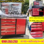 Tủ dụng cụ đồ nghề 150cm – 6 ngăn màu đỏ đen