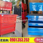 Xe đẩy, tủ đựng đồ nghề xe máy kèm bảng treo