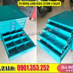 Tủ đựng dụng cụ cơ khí 4 ngăn chia ô