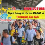 Đón Tết Nguyên đán 2025 cùng ngành đường sắt với hơn 100.000 vé tàu