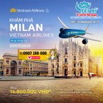 Vietnam Airlines thông báo mở đường bay thẳng từ Hà Nội đến Milan, Ý