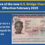 Visa Mỹ mẫu mới cập nhật trong tháng 2/2025
