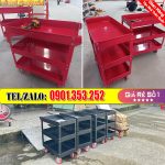 Xe đẩy cơ khí 3 ngăn, xe đựng đồ nghề 3 tầng giá tốt