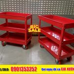 Tủ đồ nghề, xe đẩy dụng cụ loại 3 ngăn