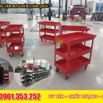 Xe Đẩy Đồ Nghề 3 Tầng – Lắp Ráp Nhanh, Tải Trọng Tốt