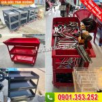 Xe đẩy đồ nghề chuyên nghiệp 3 ngăn 3 tầng giá tốt