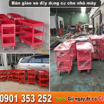 Xe đẩy đựng dụng cụ thiết bị nhà xưởng