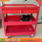 Xe đẩy dụng cụ có hộc tủ 1 ngăn kéo khoá