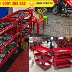 Xe đẩy dụng cụ, xe đựng treo đồ nghề 3 ngăn các loại
