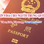 Xin visa cho người Trung Quốc vào Việt Nam