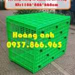 Mua sọt đẩy hàng ở đâu, sọt kéo hàng có 26 bánh xe, sọt kéo hàng trong xưởng may, sọt nhựa đựng hàng