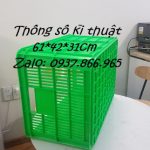 Sóng nhựa hở, sọt nhựa nguyên sinh, sóng nhựa cao 31, sóng công nghiệp 3T1