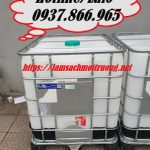 Bồn IBC cũ 1000l, bồn chứa chất lỏng, bồn công nghiệp, bồn nhựa, tank ibc 1000l cũ
