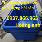 Thùng nhựa nhuộm vải, thùng nhựa đựng hải sản, thùng nhựa xử lí nước thải, thùng nhựa hình trong dun