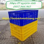 Sọt đựng trong công te nơ vận chuyển hàng hóa, sọt cao 31, sóng nhựa rỗng, sọt đựng hải sản