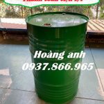 Phuy sắt cũ tại hà nội, phuy mở nắp ra, phuy lòng màu đỏ, giá phuy tại hà nội, phuy sắt 220l