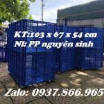 Sọt kéo hàng, sọt dài hơn 1m, sọt đẩy hàng, sọt công nghiệp, sọt có bánh xe dưới đáy