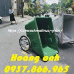 Phân phối thùng rác các loại, xẻ đẩy rác, thùng rác nhựa, thùng thu gom rác quanh công viên
