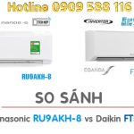 So Sánh Máy Lạnh Daikin Inverter Ftkb25yvmv Với Panasonic Cu/Cs-Ru9akh-8