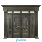 Cửa thép vân gỗ 5D Classic – Mẫu cửa đẹp sang trọng