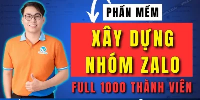 Phần mềm xây dựng nhóm Zalo Full 1000 thành viên