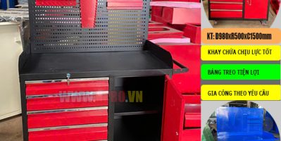 Tủ đựng đồ nghề/dụng cụ 6 ngăn kết hợp bảng treo