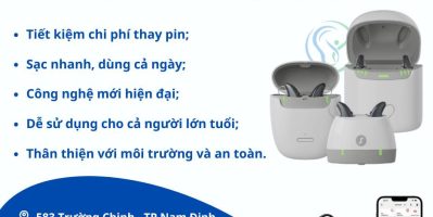 Máy trợ thính sạc pin – Giải pháp tiện lợi cho người dùng hiện đại