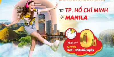 Đường bay thẳng TP.HCM – Manila được Vietjet khai thác